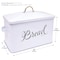 Better Kitchen Products Classic Metal Bread Box with Side Handles and Lid, Large Capacity 2 Bread Loaves, White 97503 - alternate 6